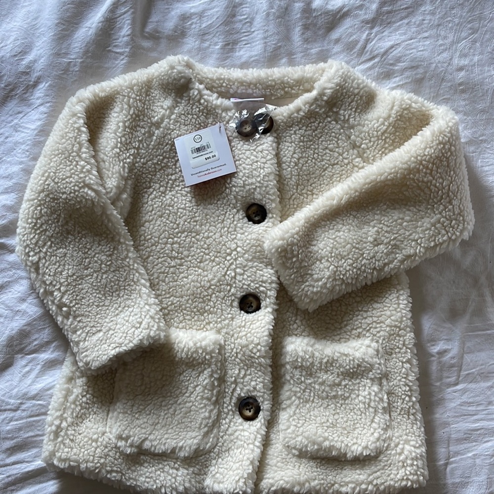 Hanna Andersson Girls Sherpa Coat